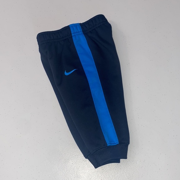 Nike Baby Boy Athletic Blue Jogger Pants Size 6-9 Months - Picture 3 of 7